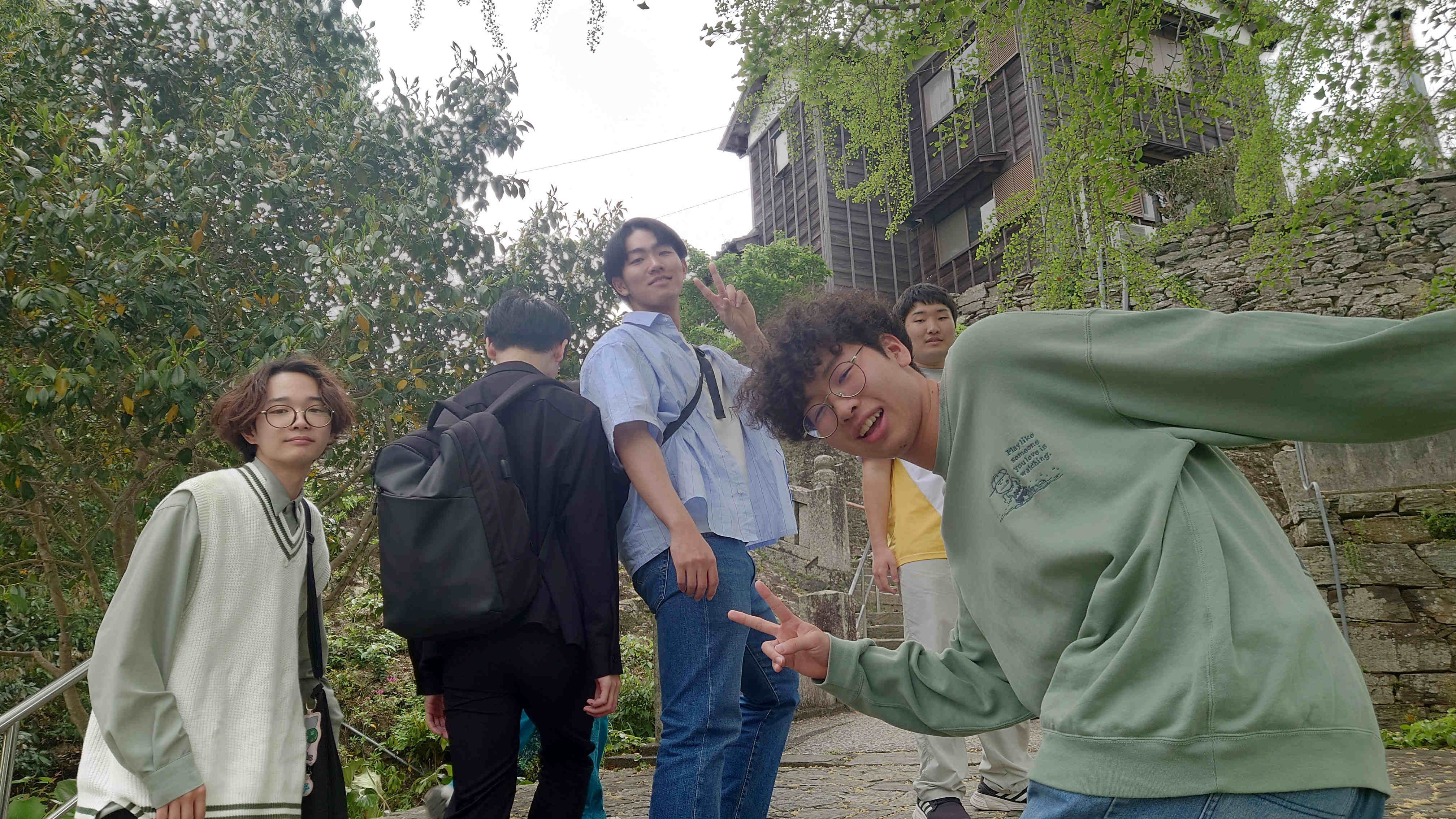 打ち解けた様子