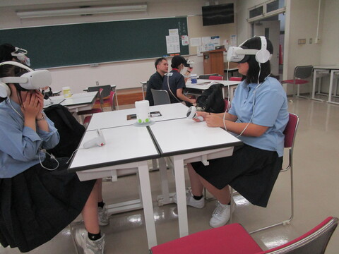 VR体験思わず声が