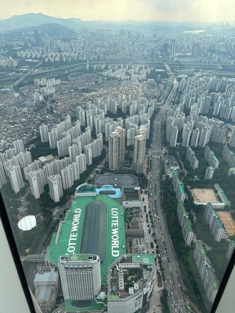 ソウルタワーよりソウルの街