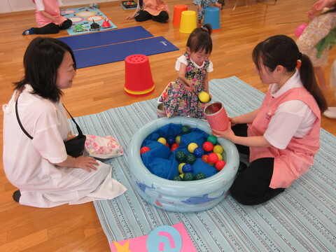 カラーボールすくい