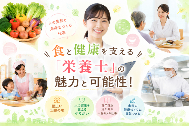 栄養士の魅力と可能性