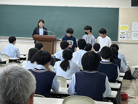 在学生との交流会