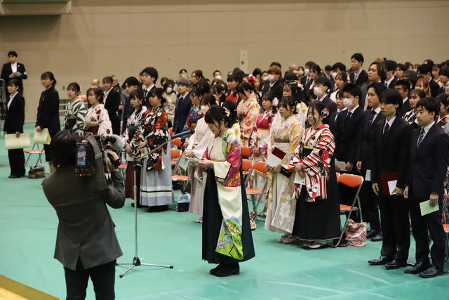 卒業生代表答辞