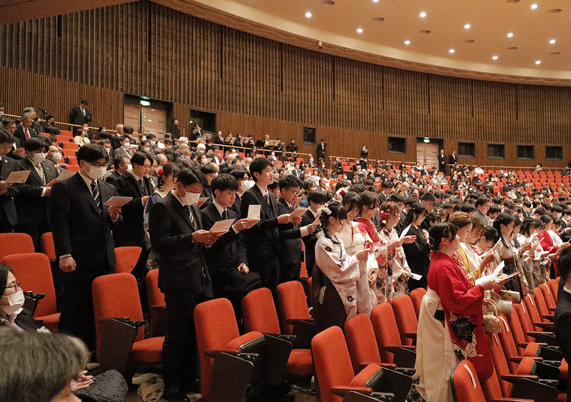 香川キャンパス卒業式2