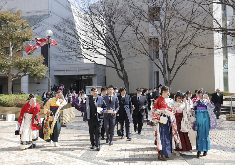 香川キャンパス卒業式3