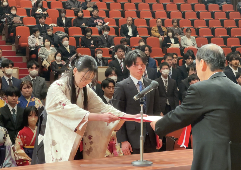 香川キャンパス卒業式8