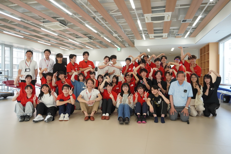 台湾中山医学大学より5名の学生さんと交流を行いました！【理学療法学科】
