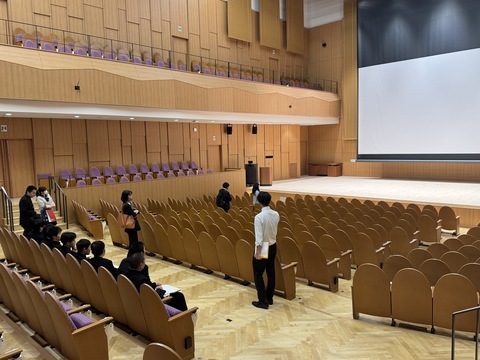 ムラサキキネンホール見学