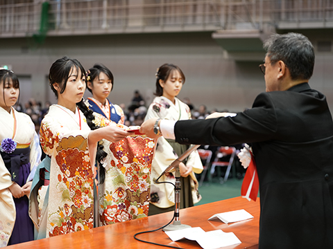徳島キャンパス令和7年度卒業式1
