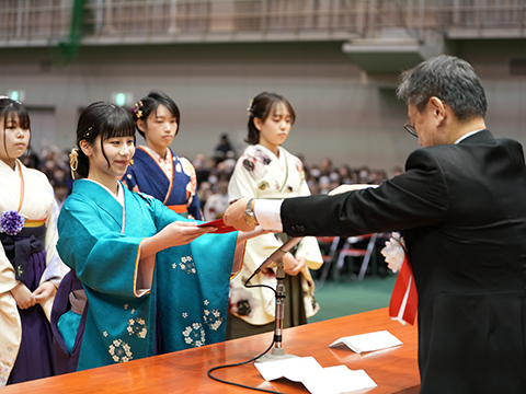 徳島キャンパス令和7年度卒業式2