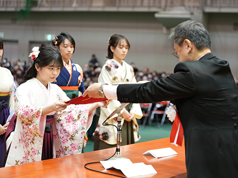 徳島キャンパス令和7年度卒業式3