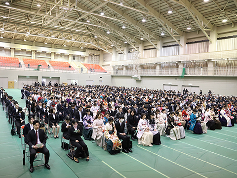 徳島キャンパス令和7年度卒業式9