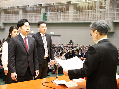 徳島キャンパス令和7年度卒業式10