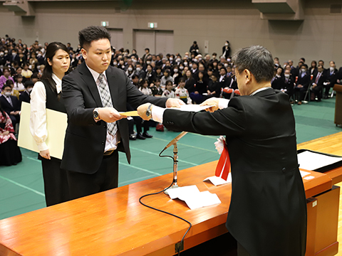 徳島キャンパス令和7年度卒業式12