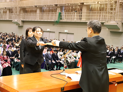 徳島キャンパス令和7年度卒業式12