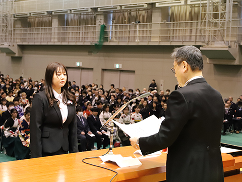 徳島キャンパス令和7年度卒業式14